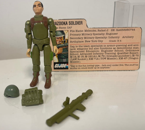 GI Joe "Straight Arm" Version Zap 1983