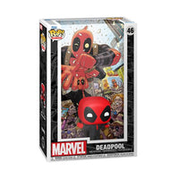 POP Deadpool (2015) #1 Deadpool in Black Suit Comic Cover Figure #46 with Case