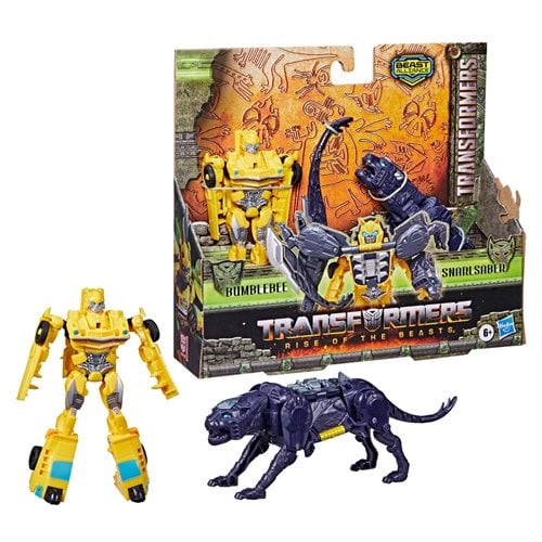 Transformers Rise of the Beasts Beast Combiners Bumblebee & Snarlsaber 2-Pack