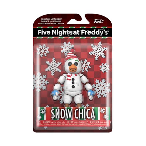 Five Nights at Freddy's Holiday Snow Chica Funko Action Figure