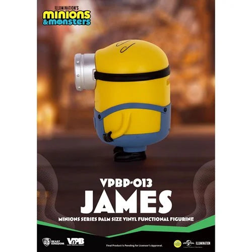 Minions James VPBP-013 Palm Size Vinyl Functional Piggy Bank