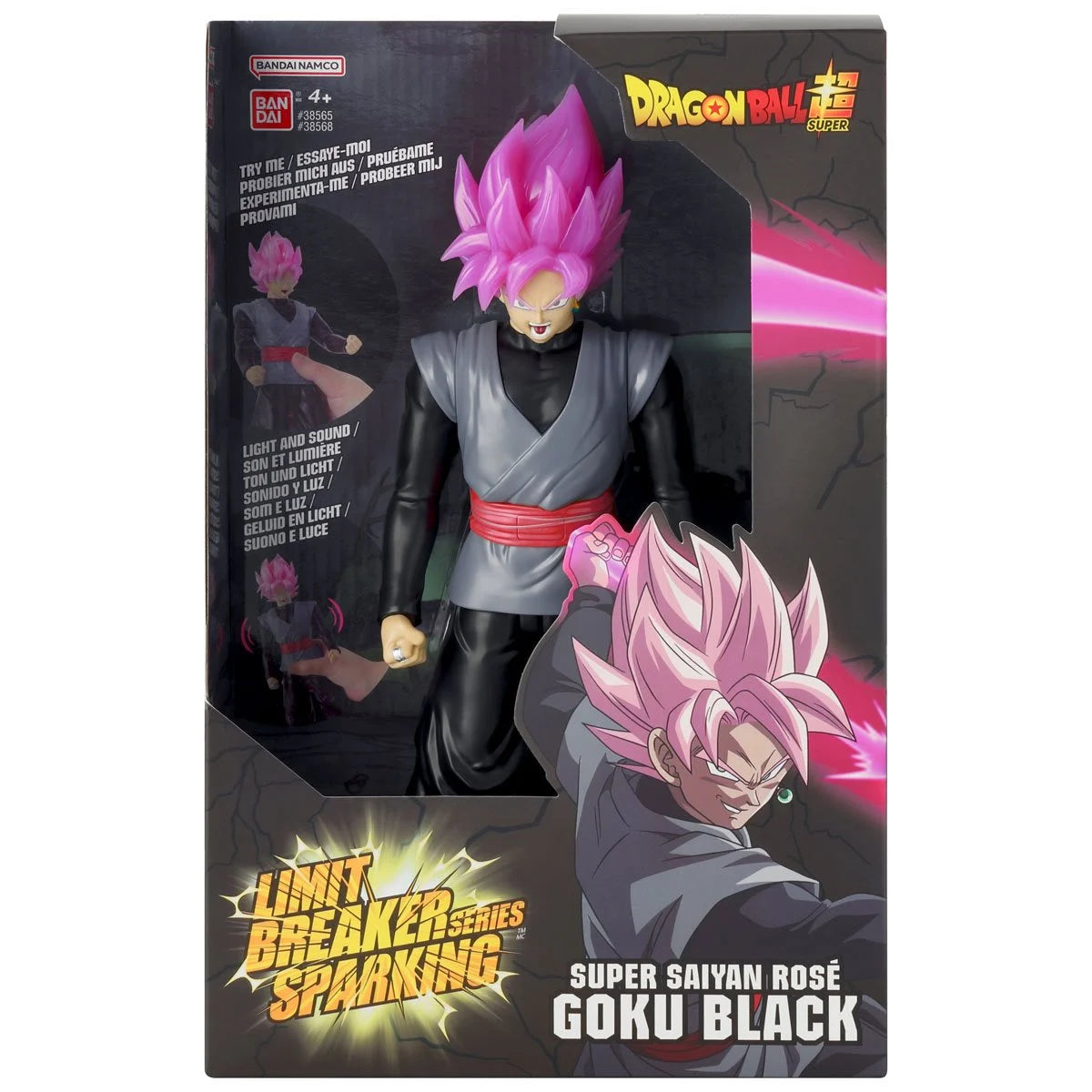 Dragon Ball Limit Breaker Sparking Series Super Saiyan Rose Goku Black 12-Inch Action Figure