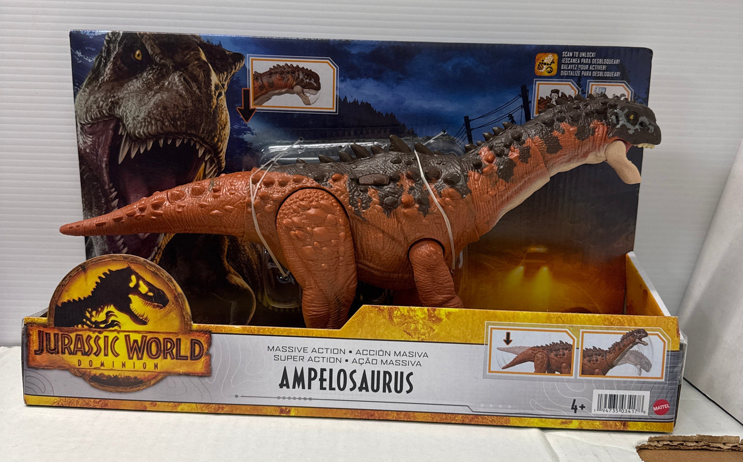 Jurassic World Dominion AMPELOSAURUS Massive Action Dinosaur Figure