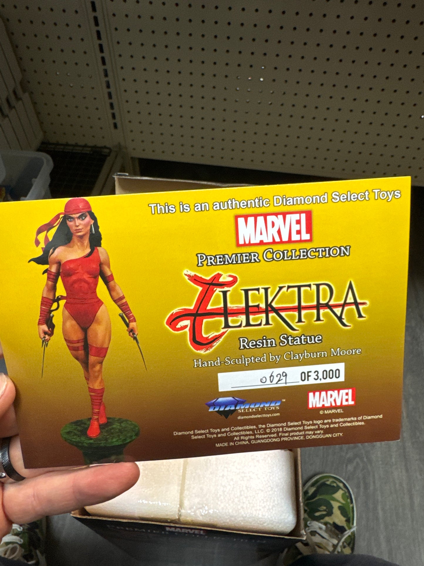 Elektra Statue Limited Ed 0629 of 3000 - Marvel Premier Collection - NSIB