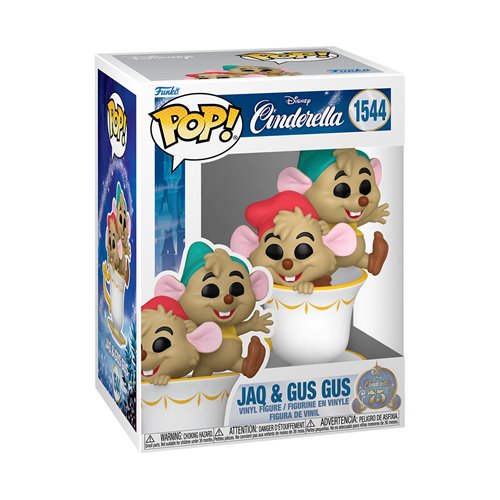 Cinderella 75th Anniversary Jaq &Gus Gus in Teacup Funko Pop! #1544