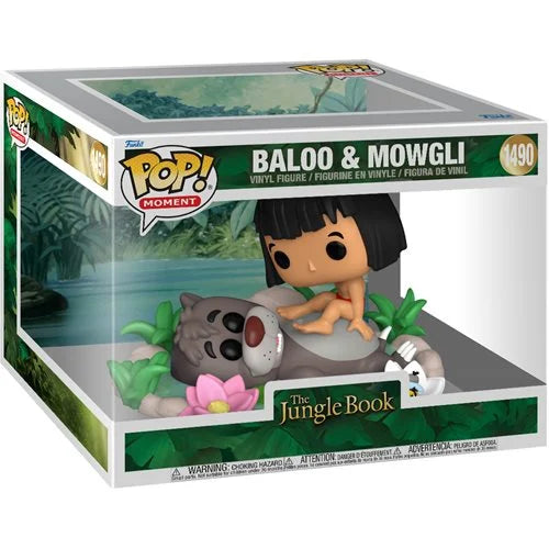 The Jungle Book Baloo &amp; Mowgli Funko Pop! Moment #1490