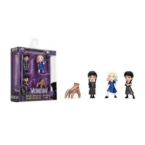 Wednesday MetalFigs 2 1/2-Inch Die-Cast Metal Mini-Figure 4-Pack