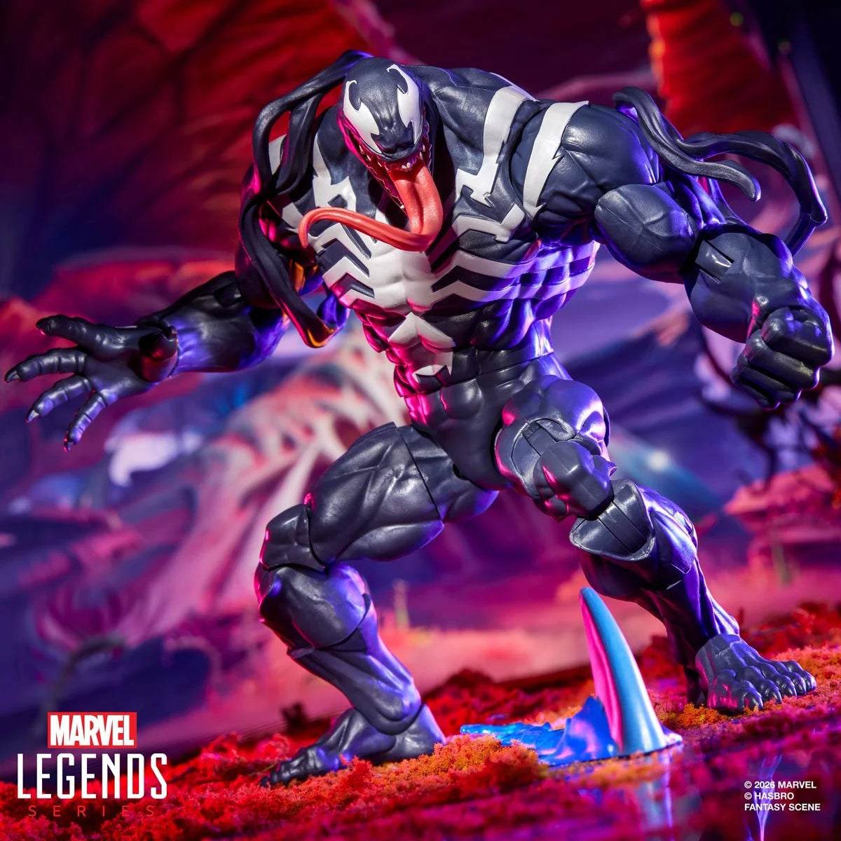 Marvel Legends Series Marvel Rivals Venom & Jeff the Land Shark 6-Inch Action Figures