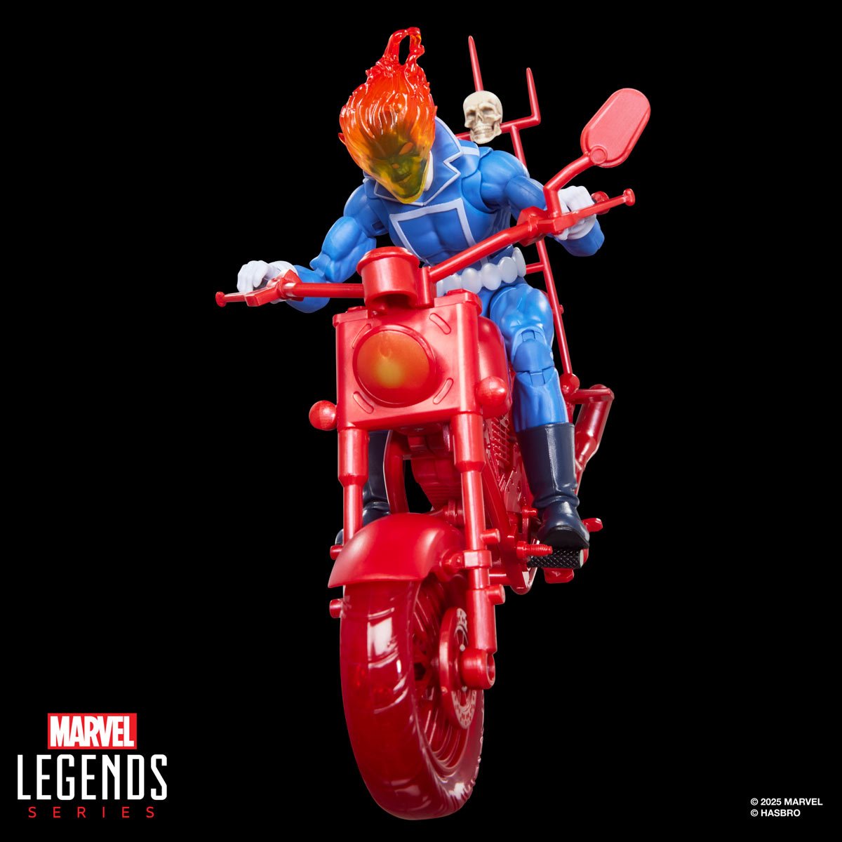 Ghost Rider Marvel Legends Series Johnny Blaze 6-Inch Action Figure with Motorcycle