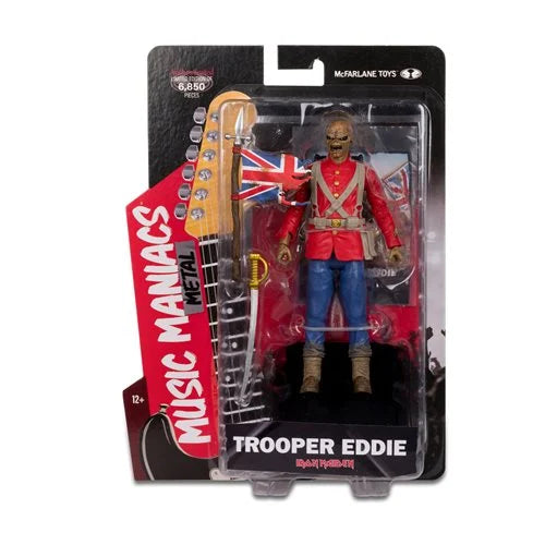 Music Maniacs Rock Wave 2 Trooper Eddie 6" Action Figure Mcfarlane