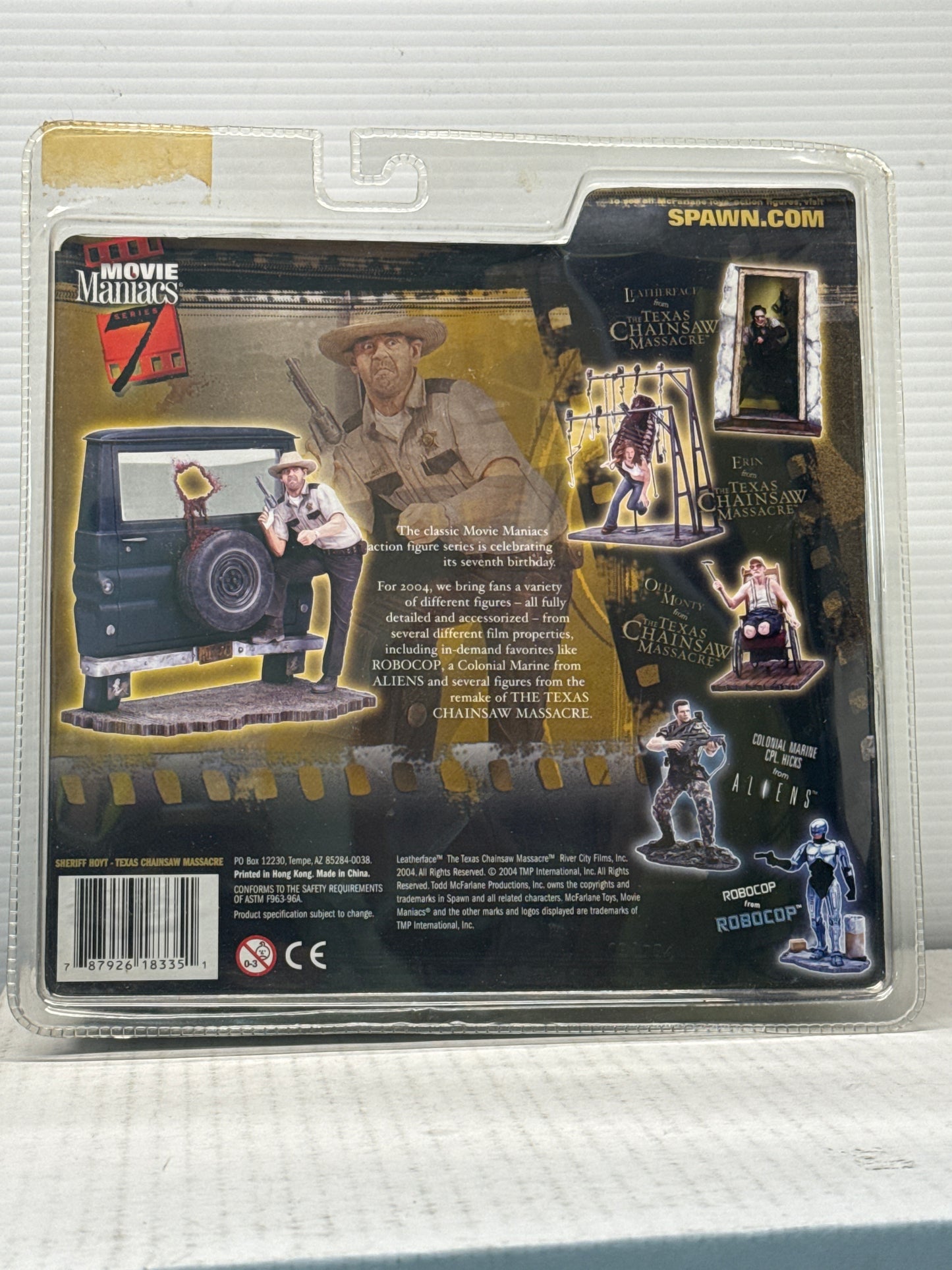 Texas Chainsaw Massacre Sheriff Hoyt Movie Maniacs Series 7