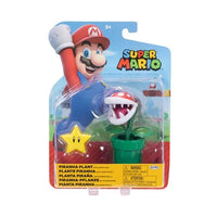 World Nintendo Super Mario 4-Inch Figures Wave 44 Piranha Plant with star