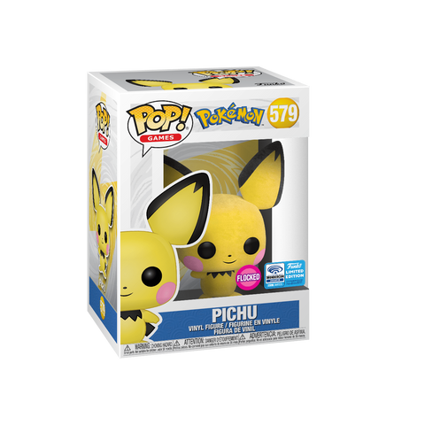 Funko POP! Games Pokemon Pichu Flocked #579