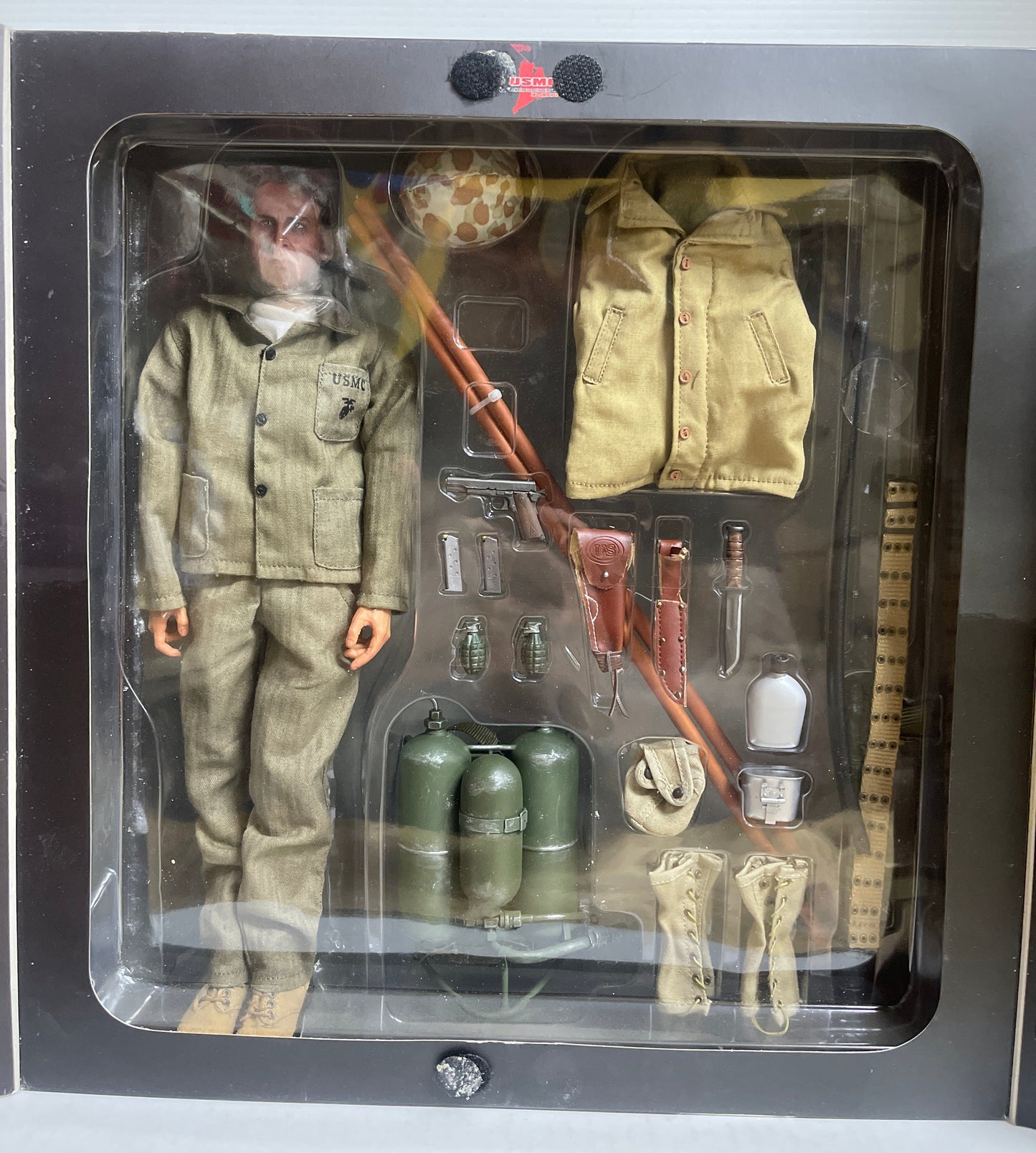 USMC U.S. Marine Corps Flame Thrower IWO JIMA 1945