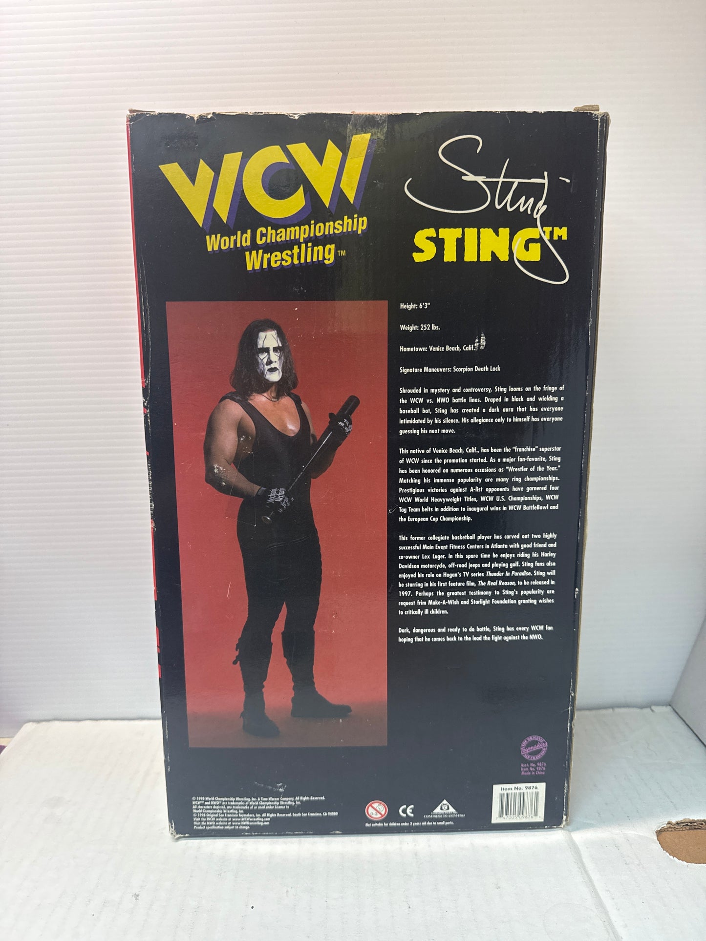 Sting WCW Signature Series Action Figure - KB Toys Exclusive - The Original San Francisco Toy Makers