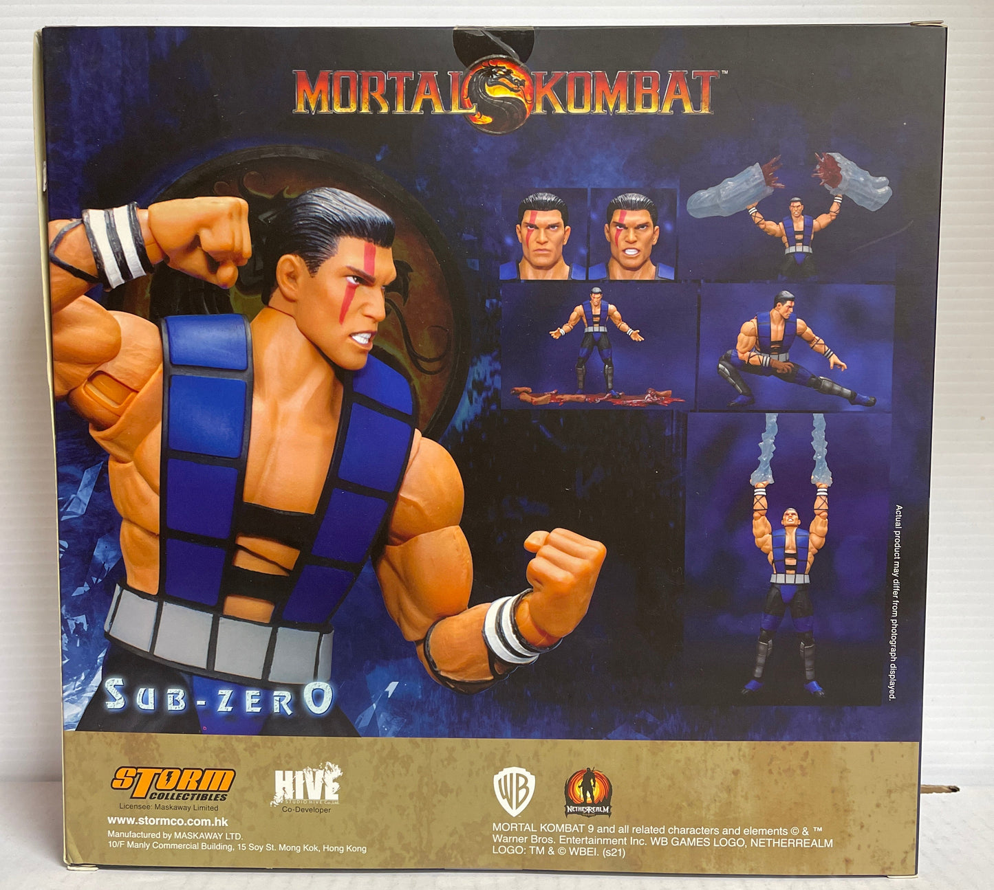 Storm Collectibles Mortal Kombat Sub-Zero Unmasked Action Figure