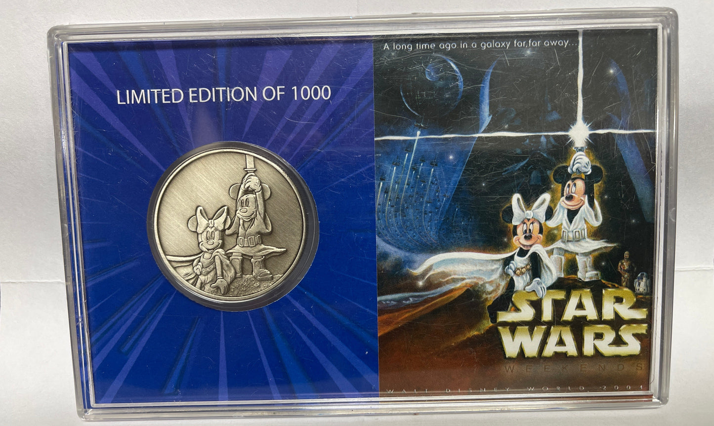 Walt Disney World 2004 Star Wars weekend, limited edition, Nickel Silver coin 1000 made