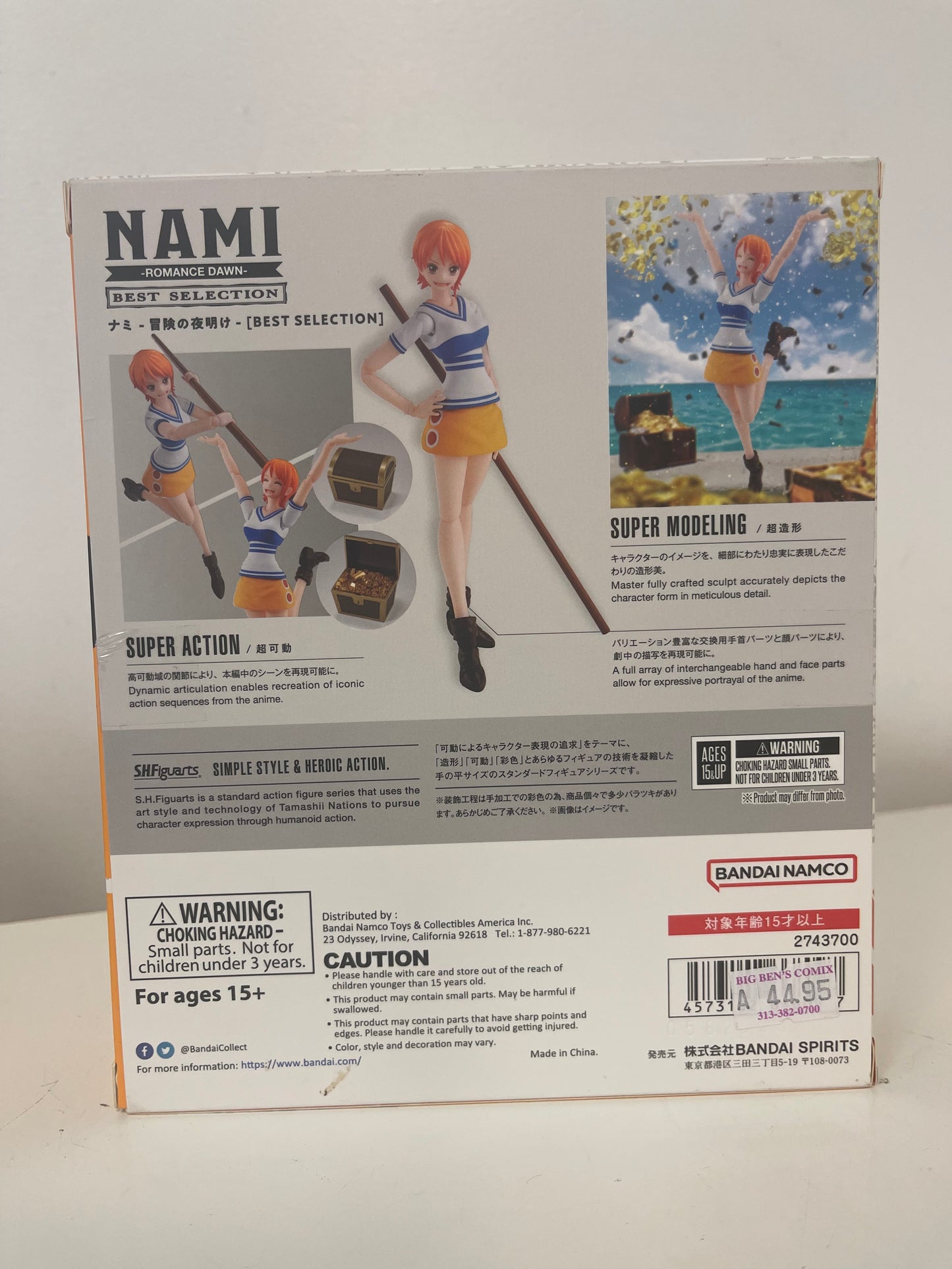 S.H.Figuarts Best Selection One Piece Nami Romance Dawn