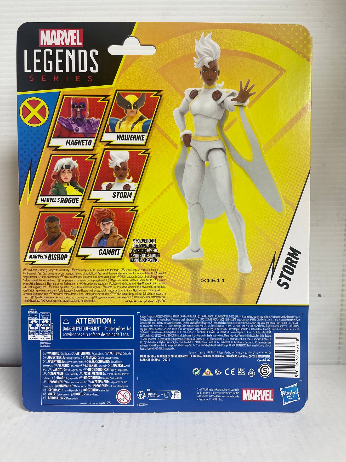 Marvel X-Men '97 Retro Legends Animated STORM 6" Scale Hasbro Action Figure