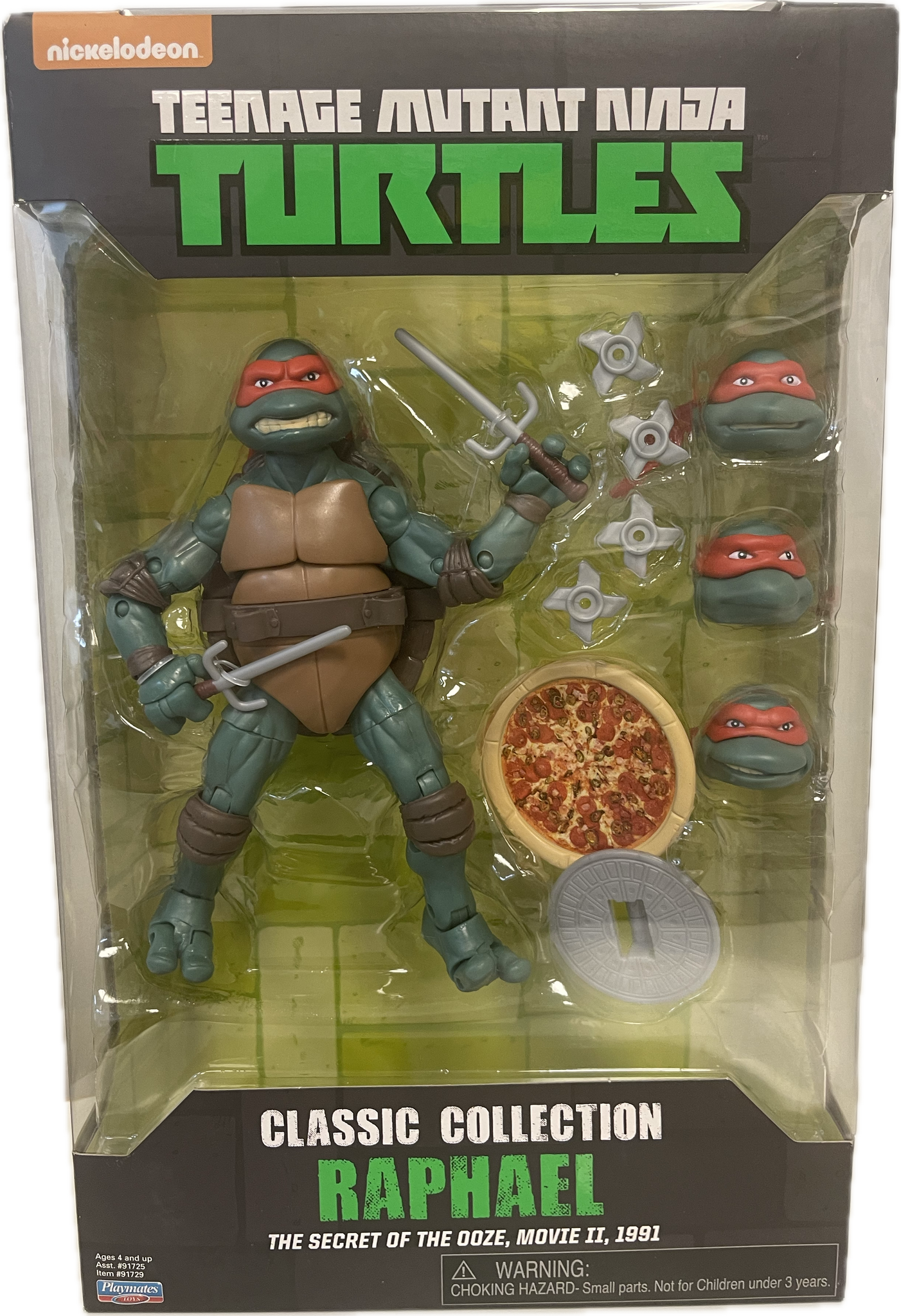 Teenage Mutant Ninja Turtles Classic Collection Raphael The Secret Of The Ooze, Movie II, 1991