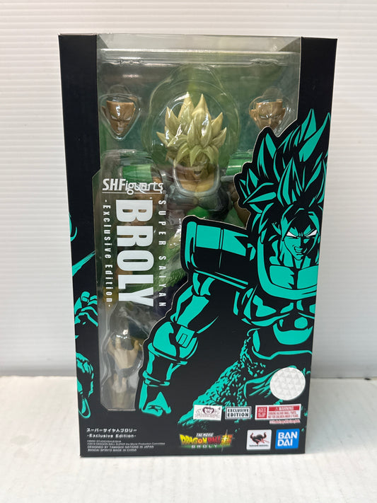 Super Saiyan Broly Exclusive Edition - S.H.Figuarts - Open Box Complete - Dragonball Z Action Figure
