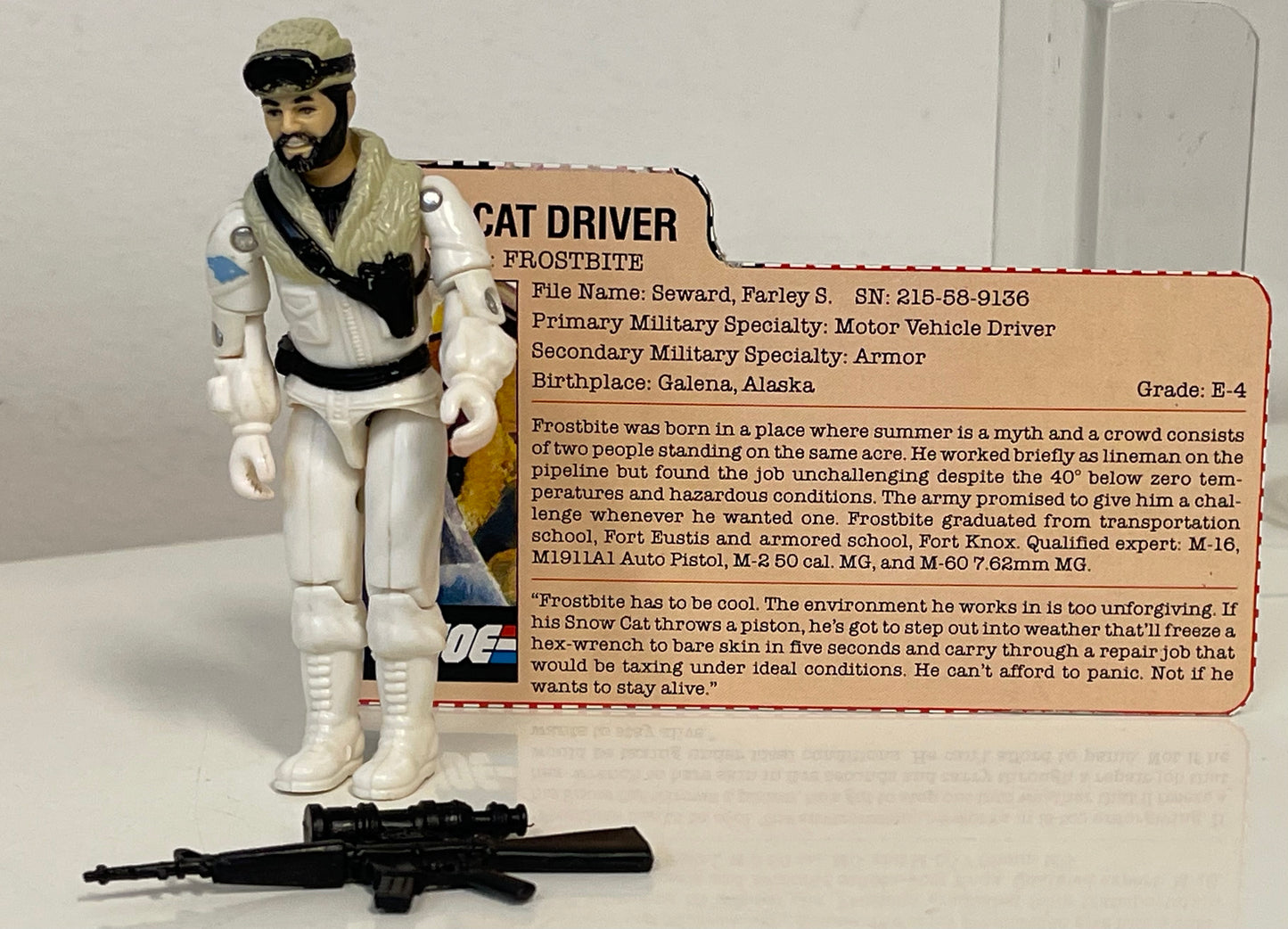 GI Joe - Frost Bite - Action Figure Loose Complete - 1985 - Hasbro