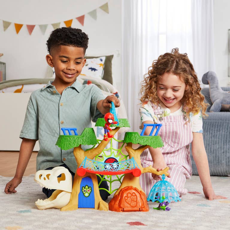 Marvel Spidey and His Amazing Friends Dino-Webs Treehouse