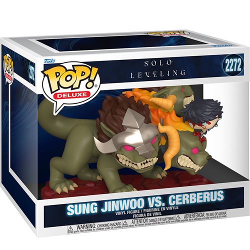 Solo Leveling Jinwoo Vs. Cerberus Deluxe Funko Pop! Vinyl Figure #2272