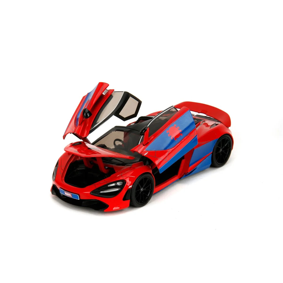 Hollywood Rides Marvel Spider-Man McLaren 720S 1:24 Scale Die-Cast Metal Vehicle with Spider-Man Figure