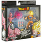 Dragon Ball Z Dragon Stars Battle Pack Super Saiyan 3 Goku vs Majin Buu Final Action Figure 2-Pack