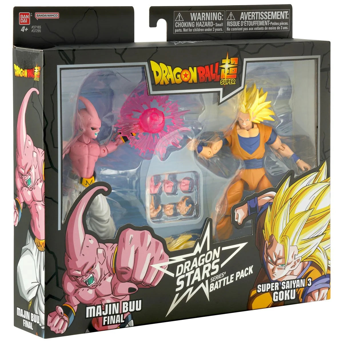 Dragon Ball Z Dragon Stars Battle Pack Super Saiyan 3 Goku vs Majin Buu Final Action Figure 2-Pack