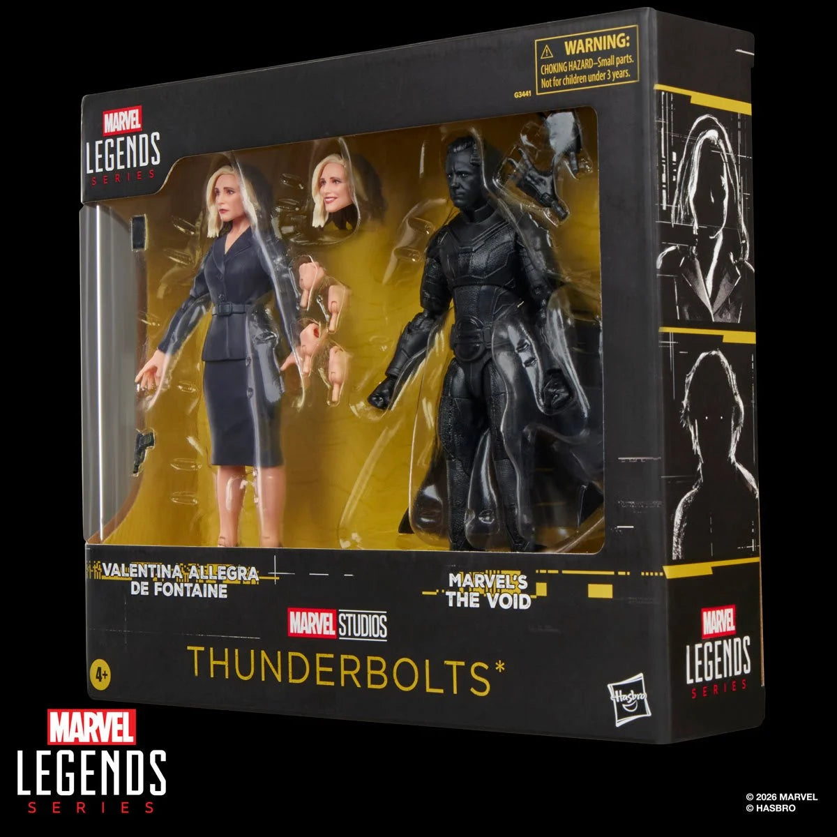 Thunderbolts Marvel Legends Series Valentina Allegra de Fontaine and The Void 6-Inch Action Figures
