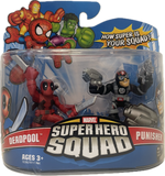 Marvel Super Hero Squad DEADPOOL & PUNISHER figures 2 pack