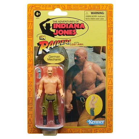 Indiana Jones and the Raiders of the Lost Ark Retro Collection German Mechanic 3 3/4-Inch Action Figure