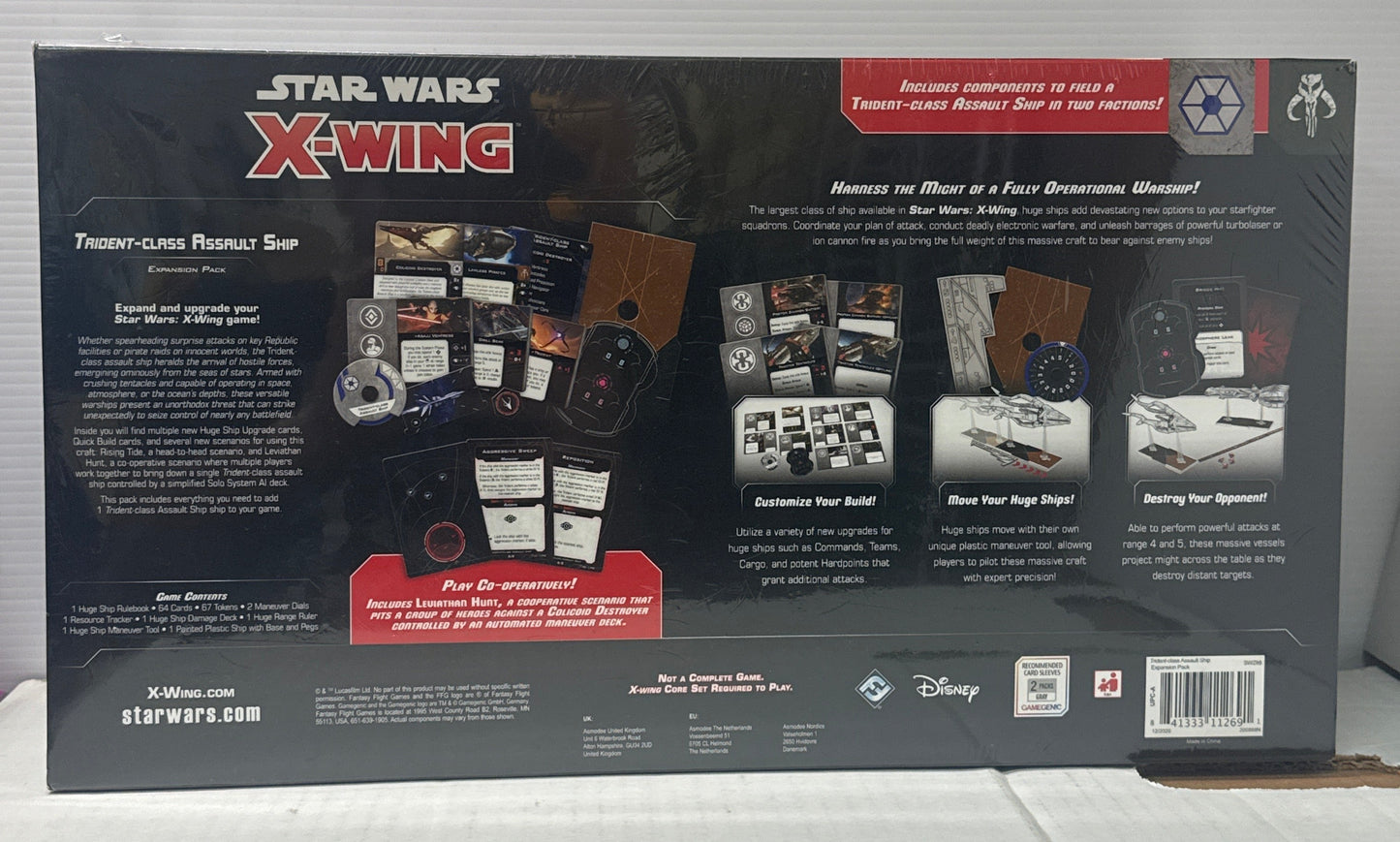 Star Wars X-Wing 2nd Edition Trident Assault Ship - SEALED
