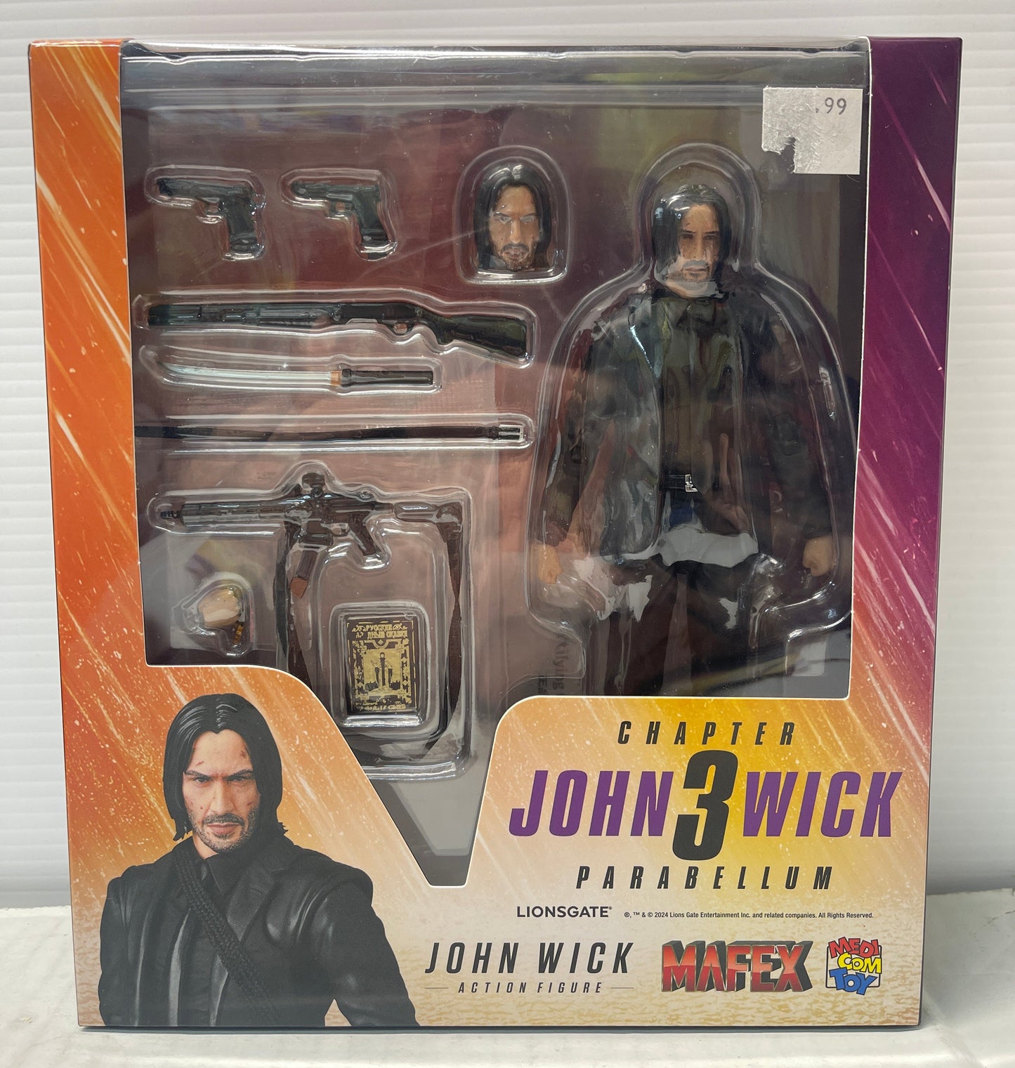 Medicom Toy MAFEX No.233 MAFEX JOHN WICK CHAPTER 3 Black Keanu Reeves PARABELLUM