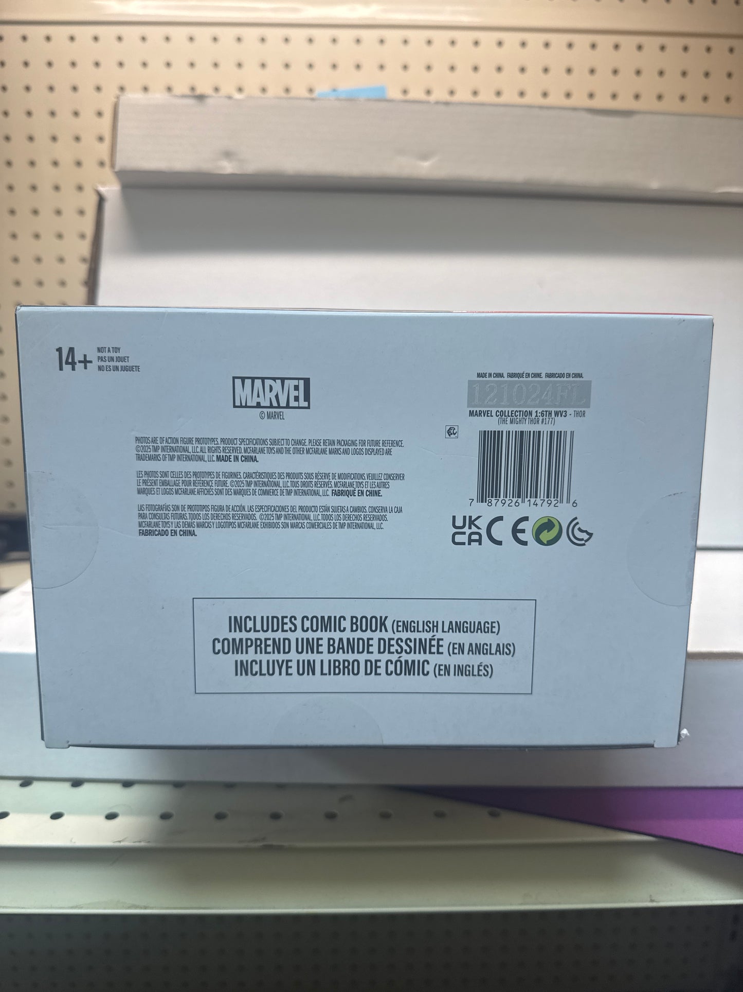 Marvel Thor - The Mighty Thor #177 1:6 Posed Figure With Scene & Comic - NSIB