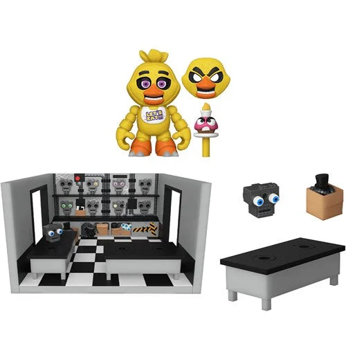 Five Nights at Freddy's Storage Room with Chica Snap Playset