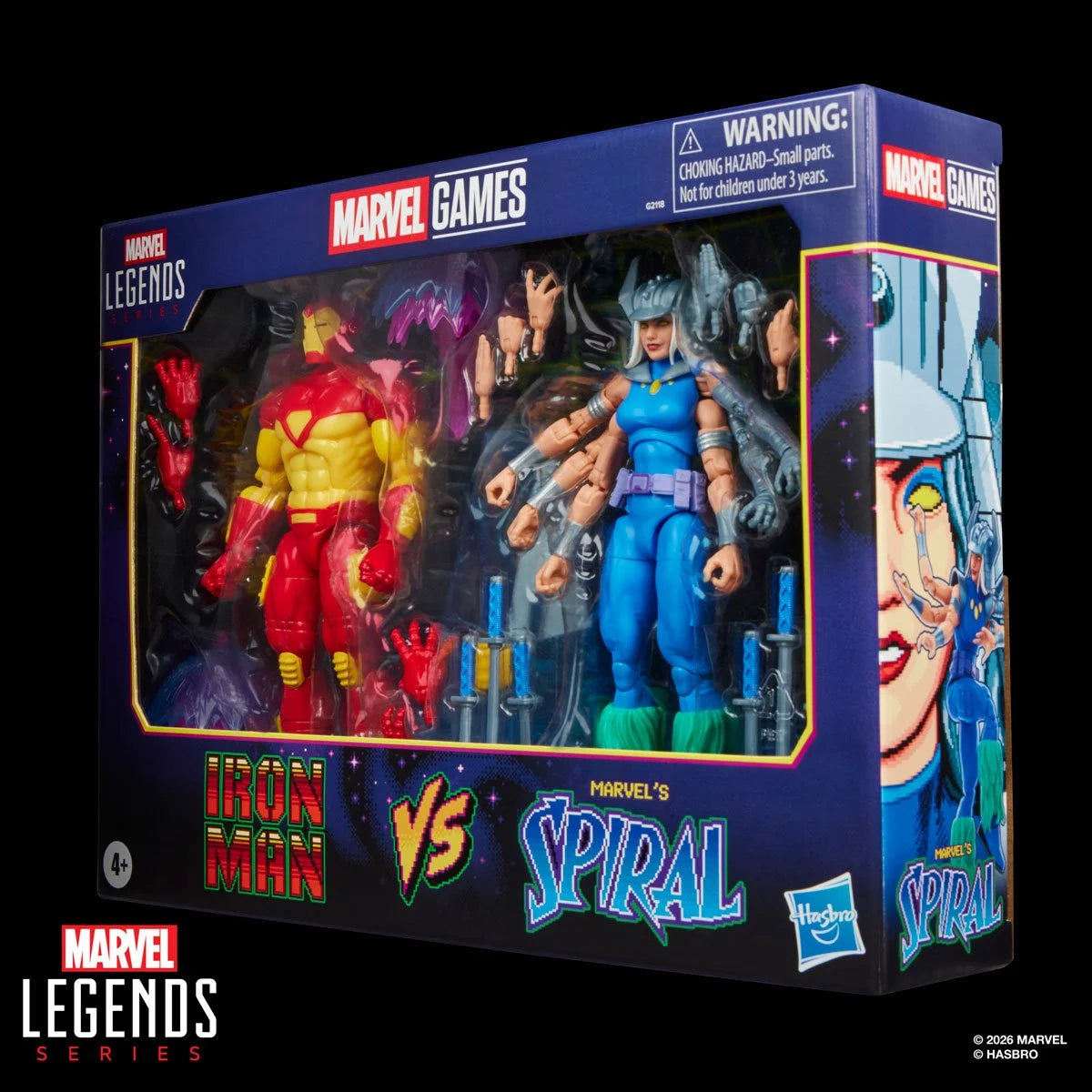 Marvel Legends Series Iron Man vs Spiral 6-Inch Action Figures