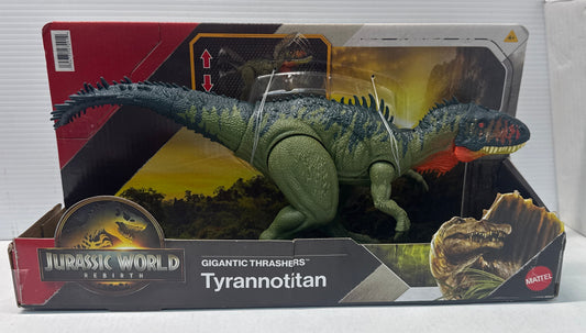 Jurassic World Rebirth Gigantic Thrashers Tyrannotitan Figure