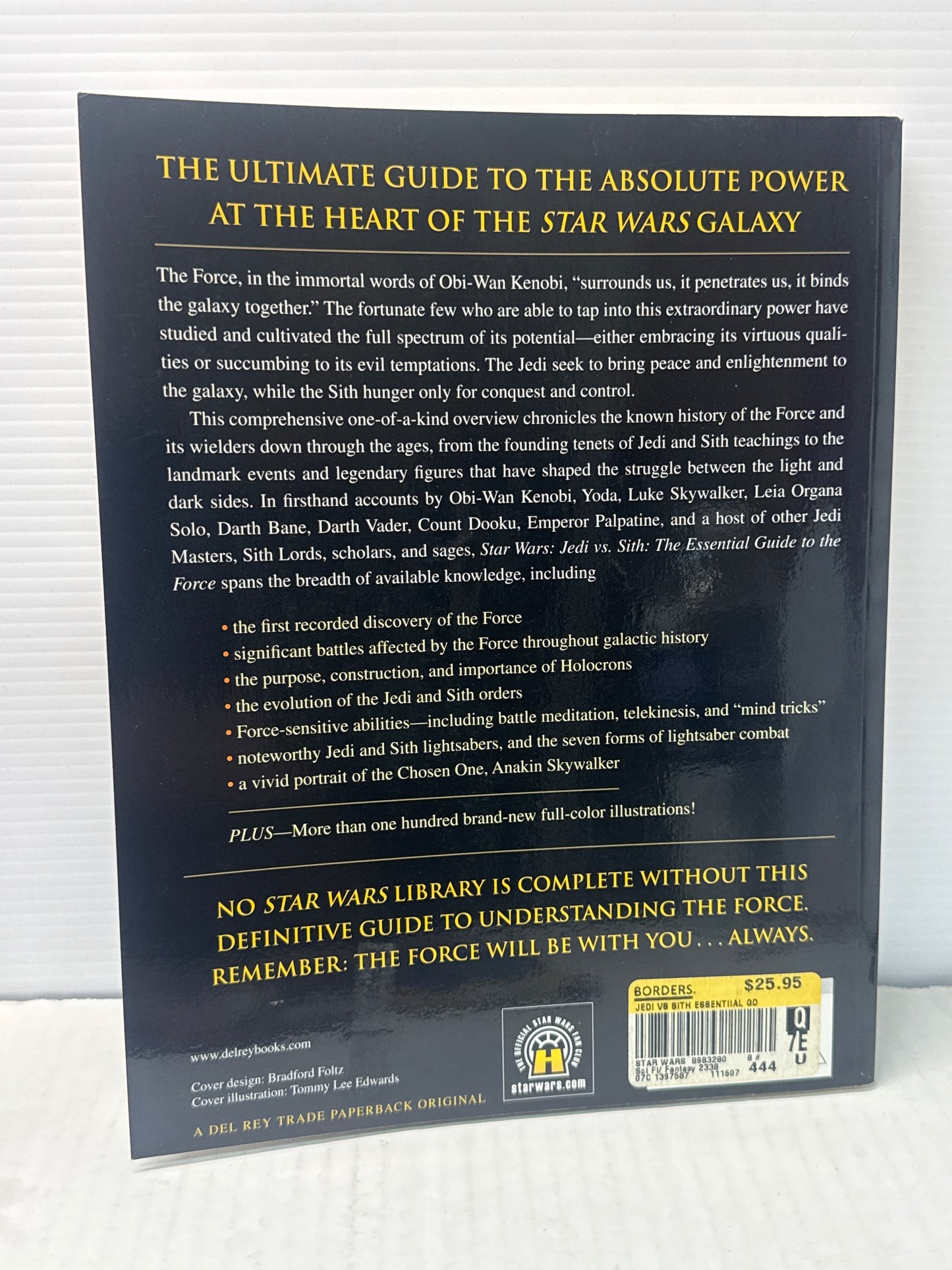 Jedi vs. Sith: The Essential Guide to the Force (Star Wars) - USED WH