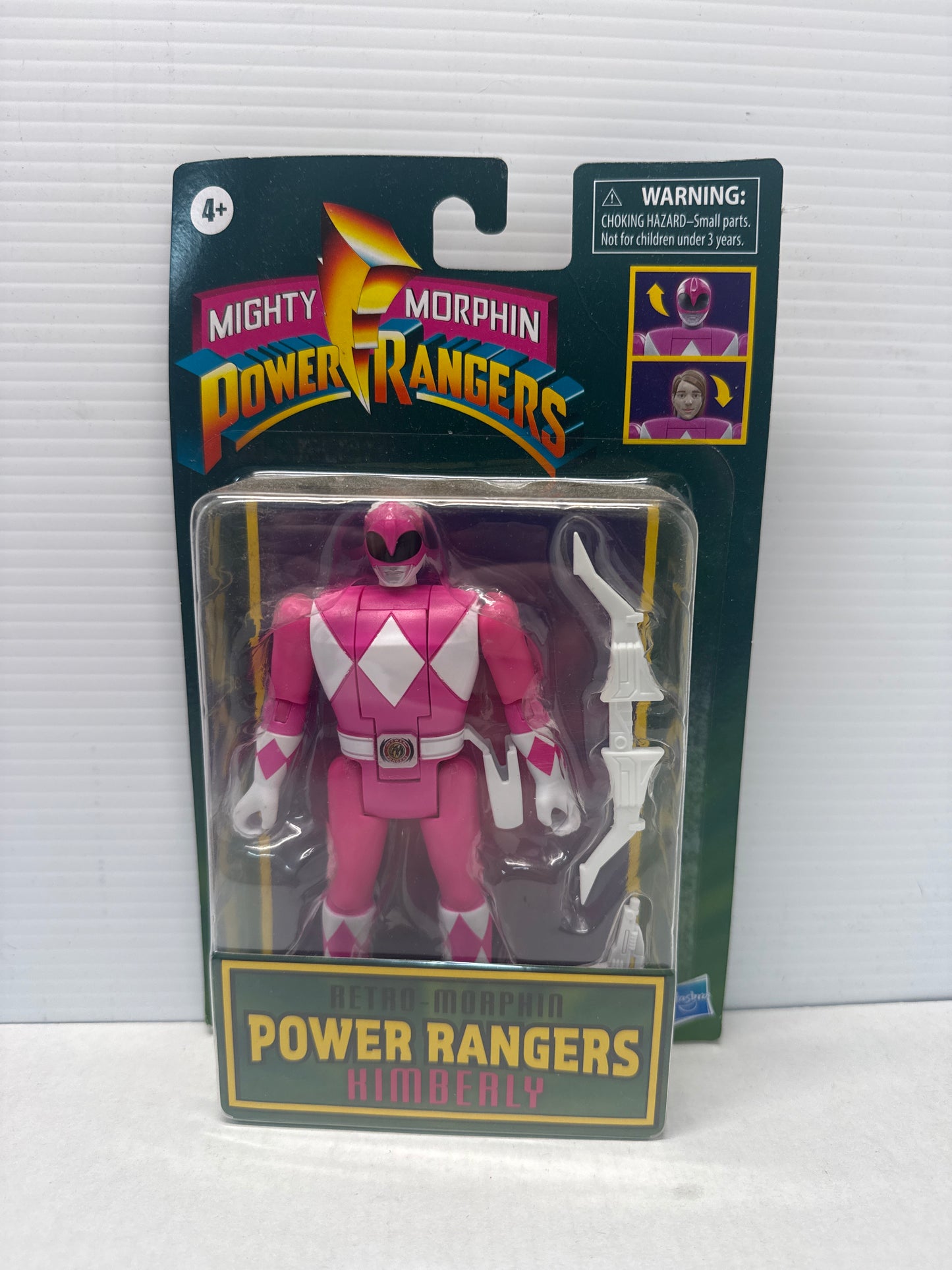 MMPR - Retro Morphin 8 Figure Lot Flip Heads - Missing Dark Suit Kimberly