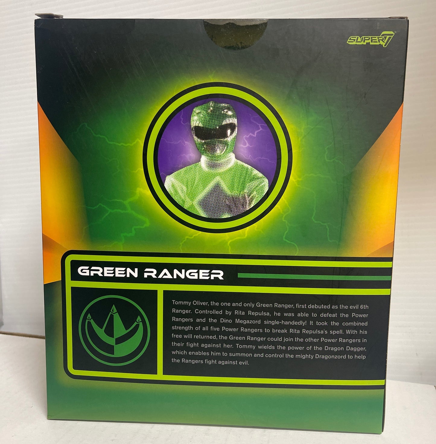 Mighty Morphin Power Rangers Green Ranger radiant glow super seven figure NIB