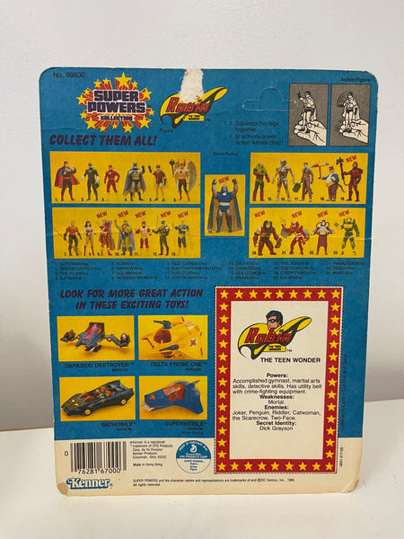 Super Powers Collection Robin 1985 Vintage NOC Unpunched