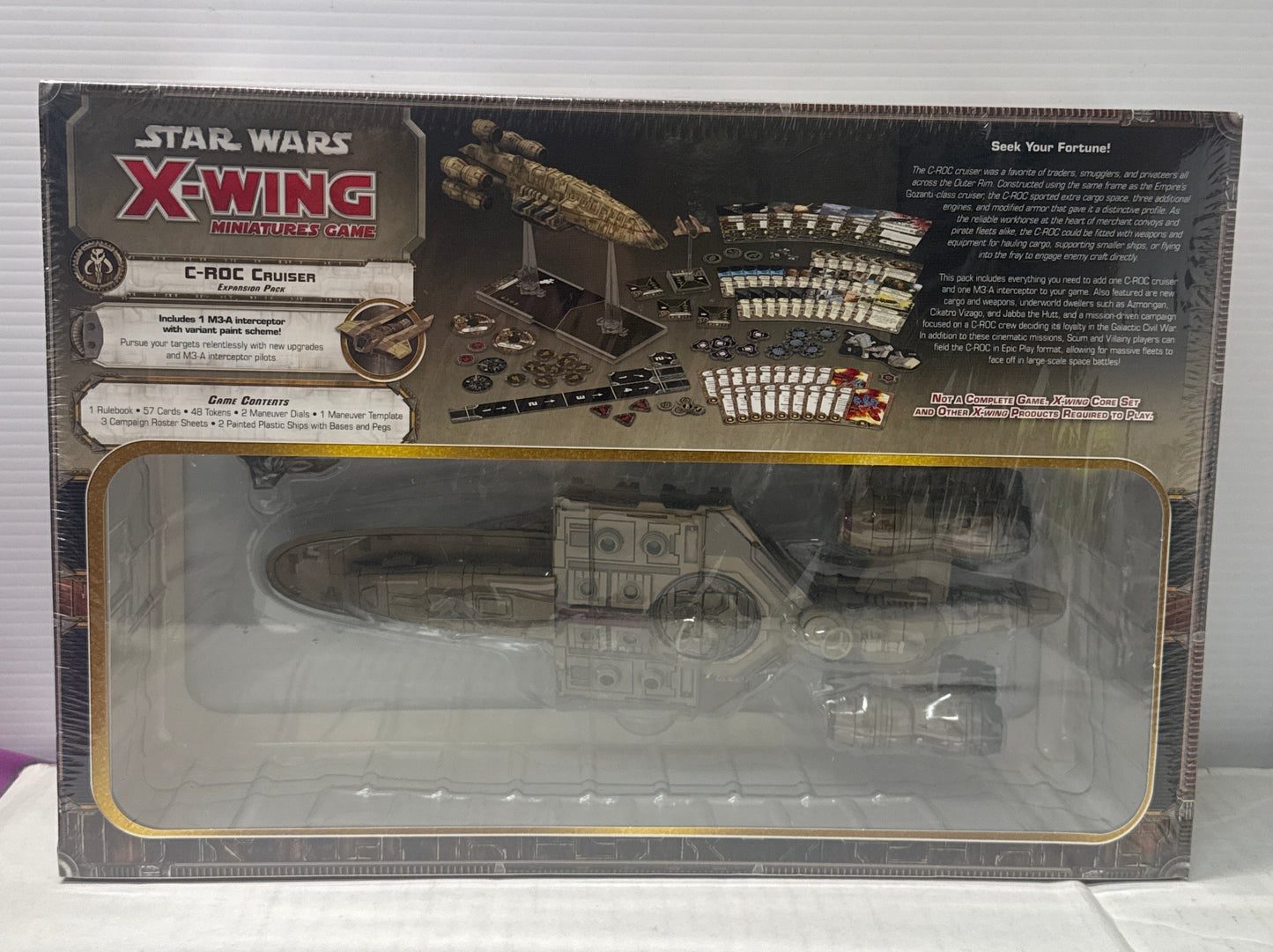 Star Wars X-Wing Game C-ROC Cruiser Expansion Pack SEALED