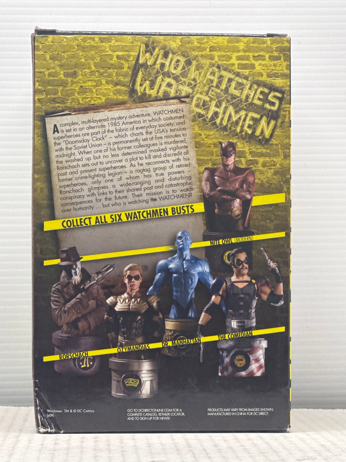 WATCHMEN SILK SPECTRE Porcelain 7" Bust MODERN #0555/5000