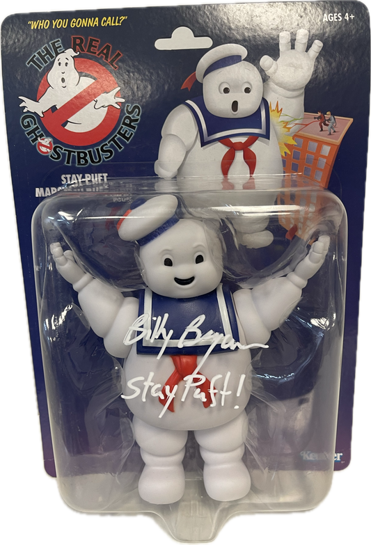 Real Ghostbusters Stay-Puft Marshmallow Man Figure 2020 Signed By Billy Bryan