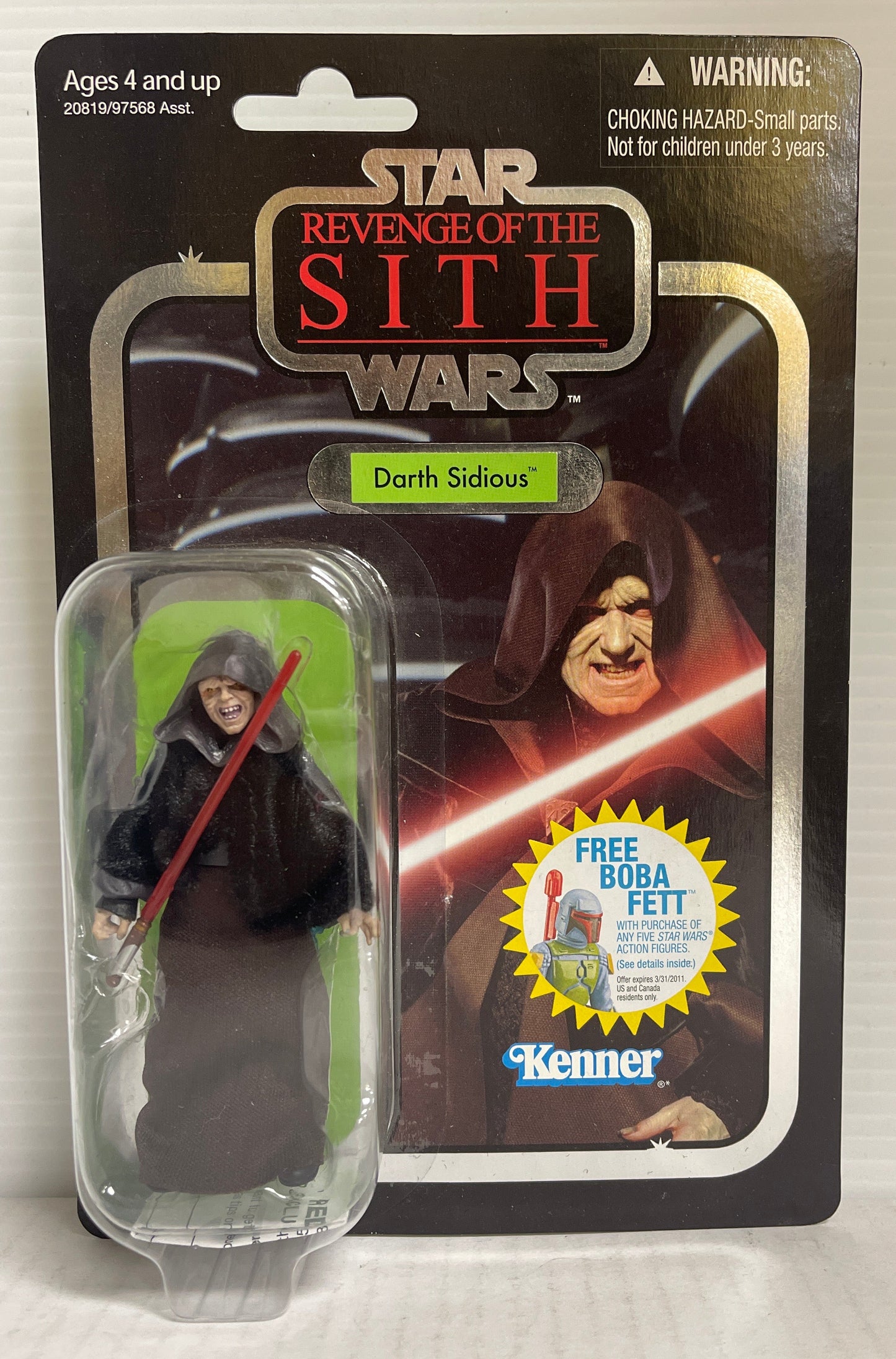 Star Wars Vintage Collection Revenge Of The Sith Darth Sidious VC12