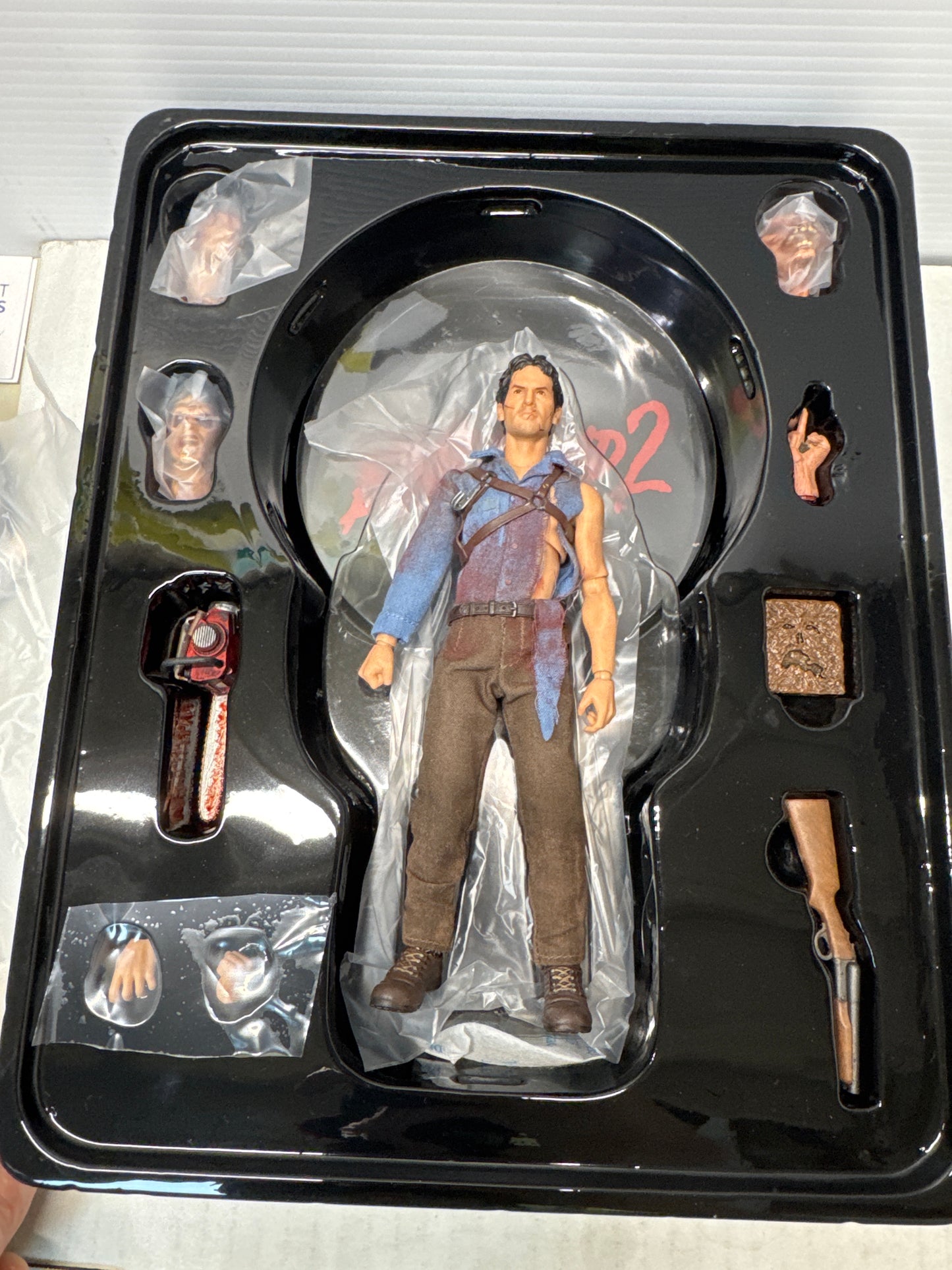 Mezco One:12 Evil Dead 2 Ash Williams Figure Dead by Dawn - OPEN COMPLETE