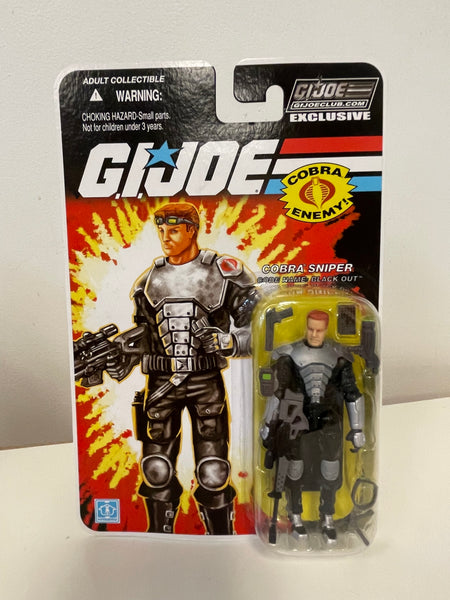 GI Joe Cobra Sniper Blackout Club Exclusive